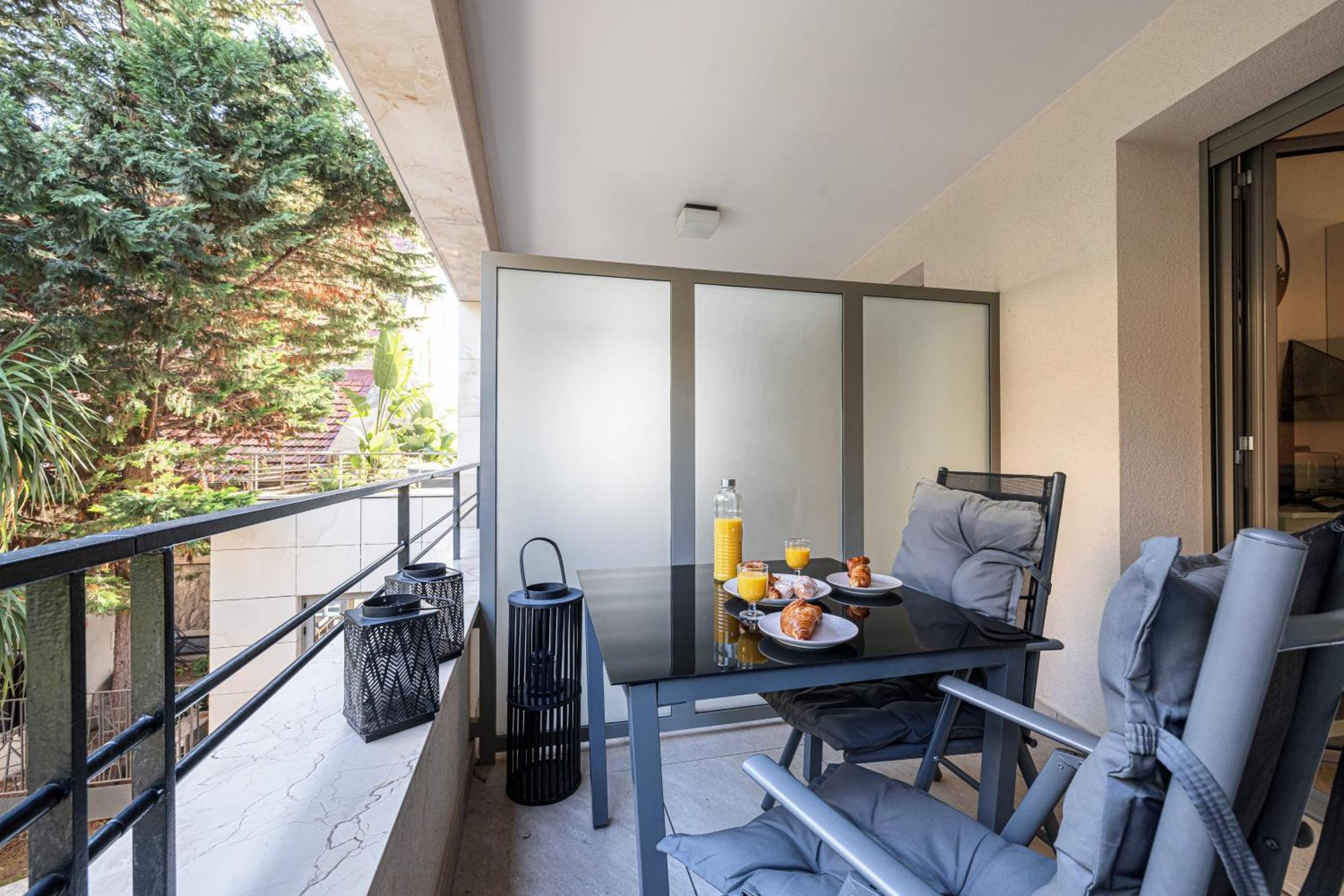 Studio Centre Terrasse Climatisation 50M Plage Menton Eksteriør bilde