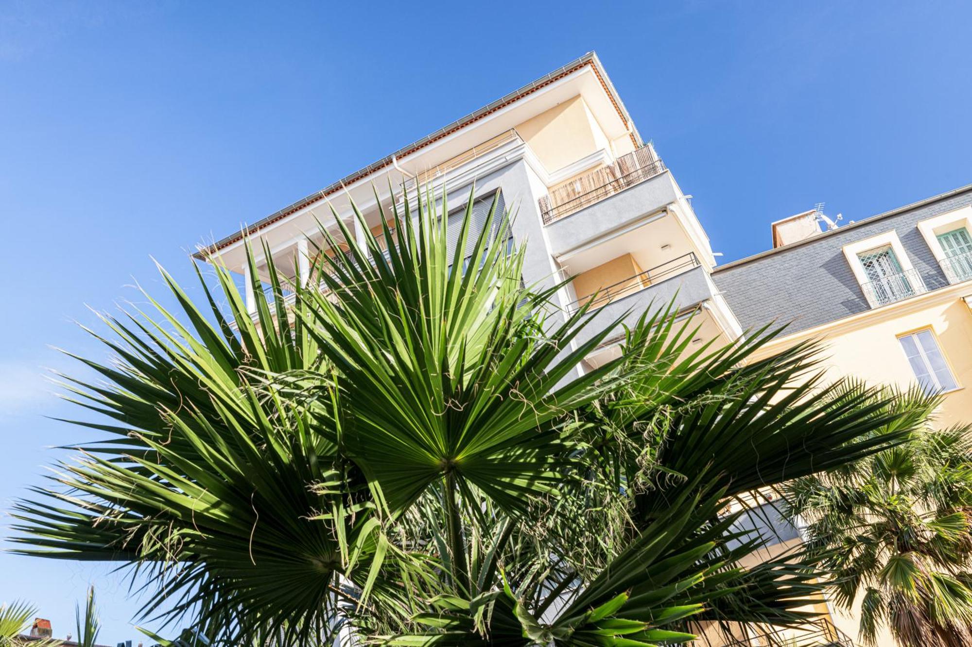 Studio Centre Terrasse Climatisation 50M Plage Menton Eksteriør bilde