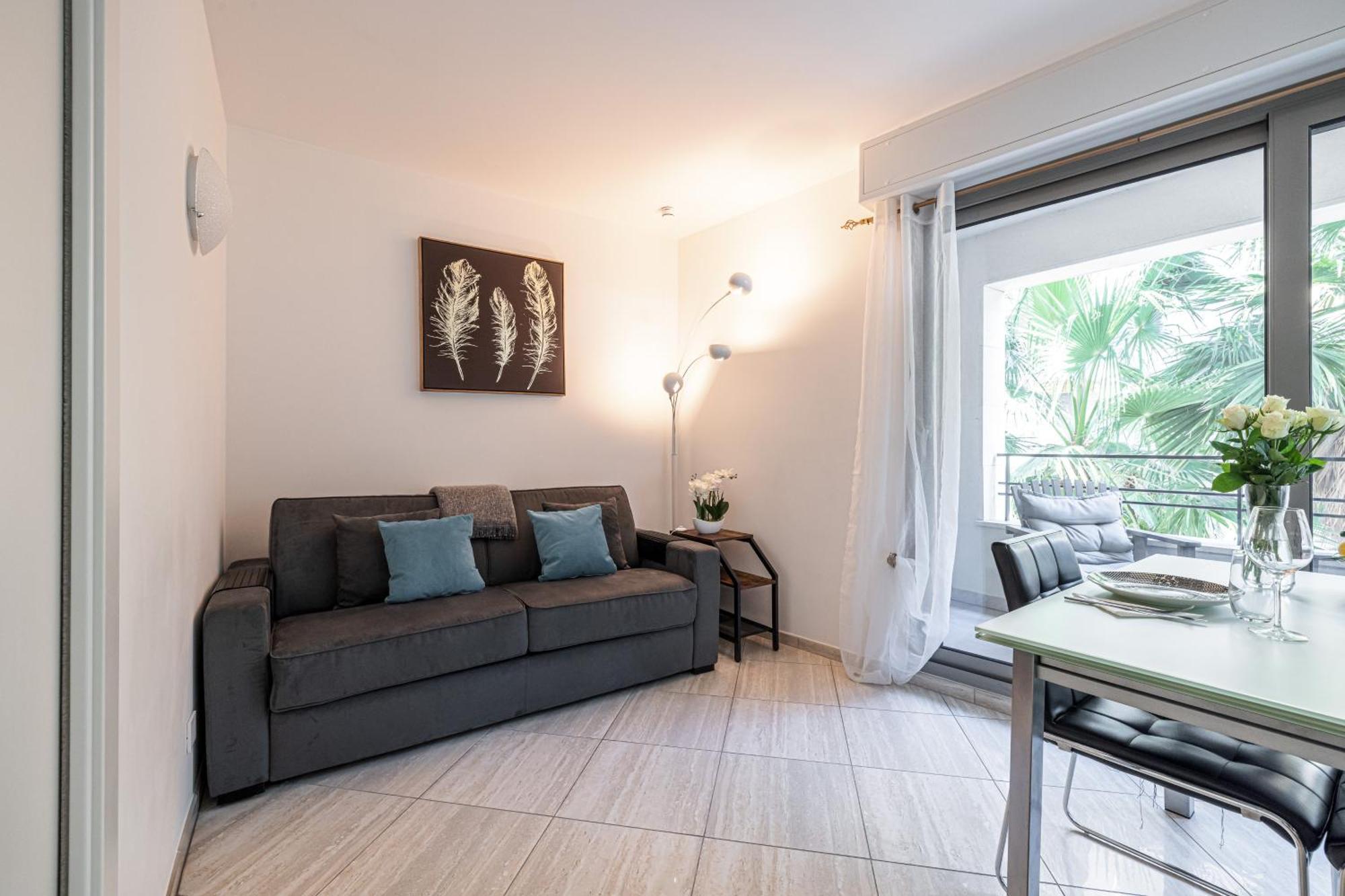 Studio Centre Terrasse Climatisation 50M Plage Menton Eksteriør bilde
