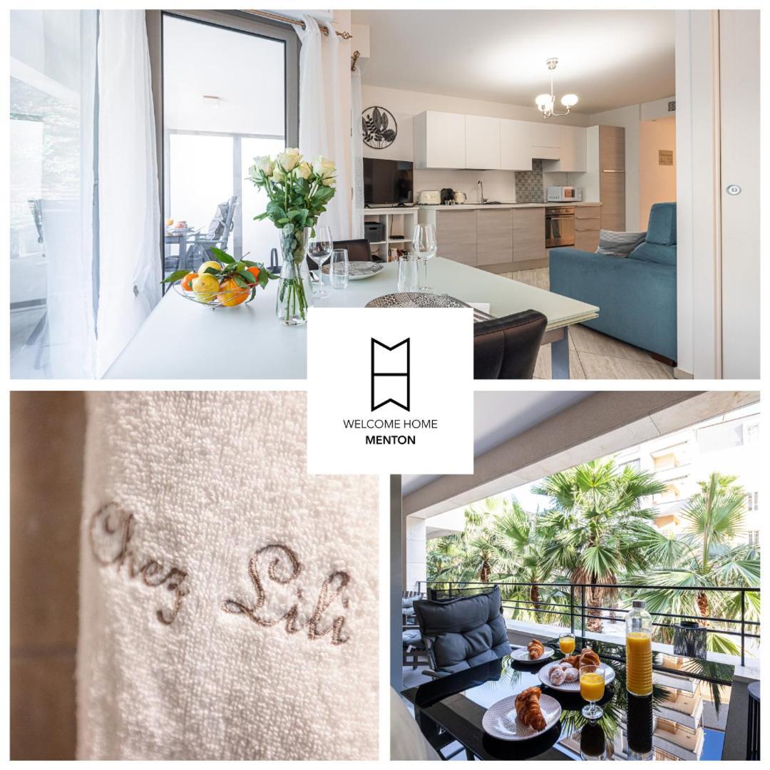 Studio Centre Terrasse Climatisation 50M Plage Menton Eksteriør bilde